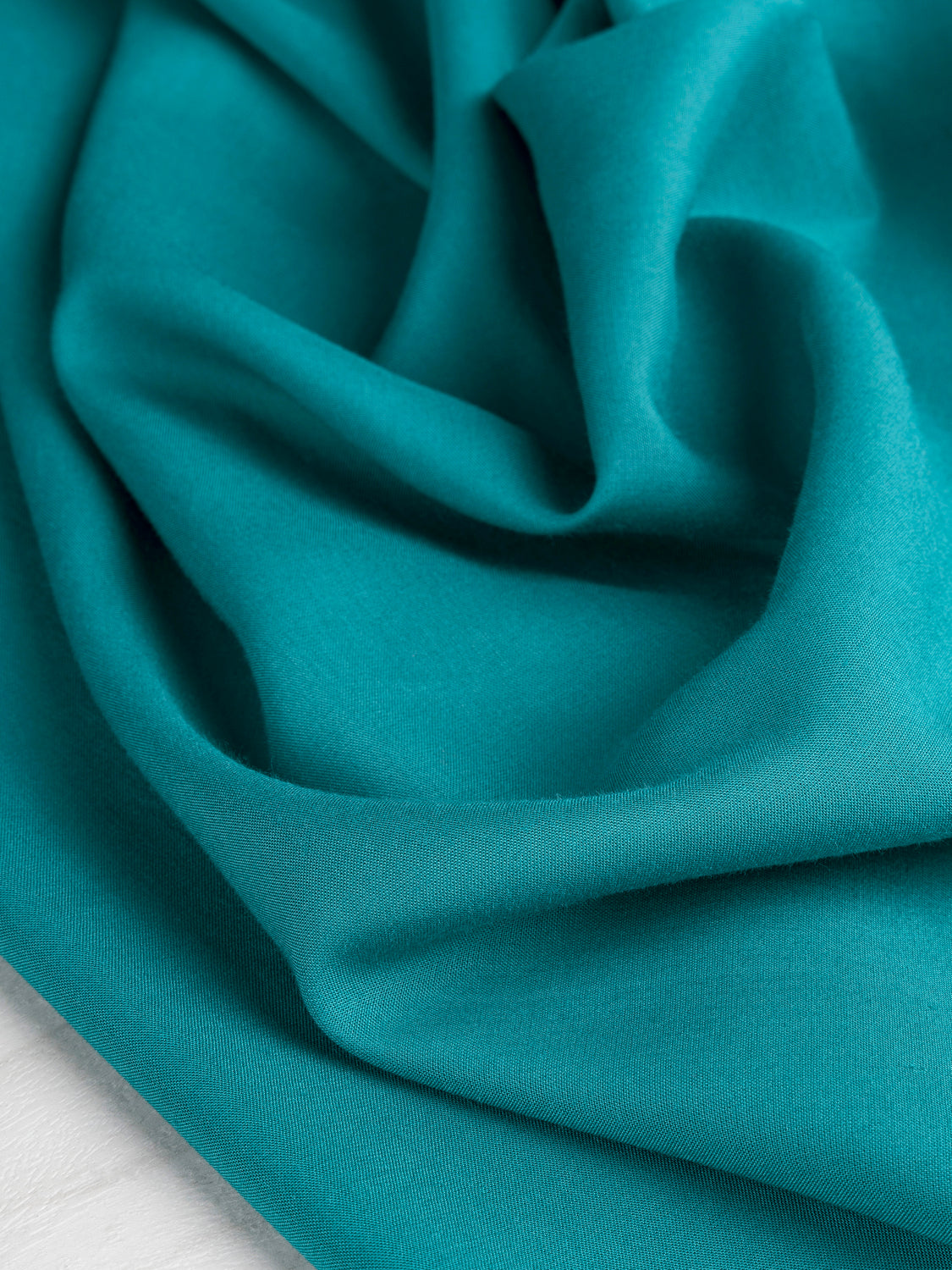 Signature Jewel Tone EcoVero Viscose- Aquamarine | Core Fabrics