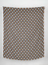 Op Art Geo Print Viscose Dobby - Charcoal + Cream + Tan | Core Fabrics