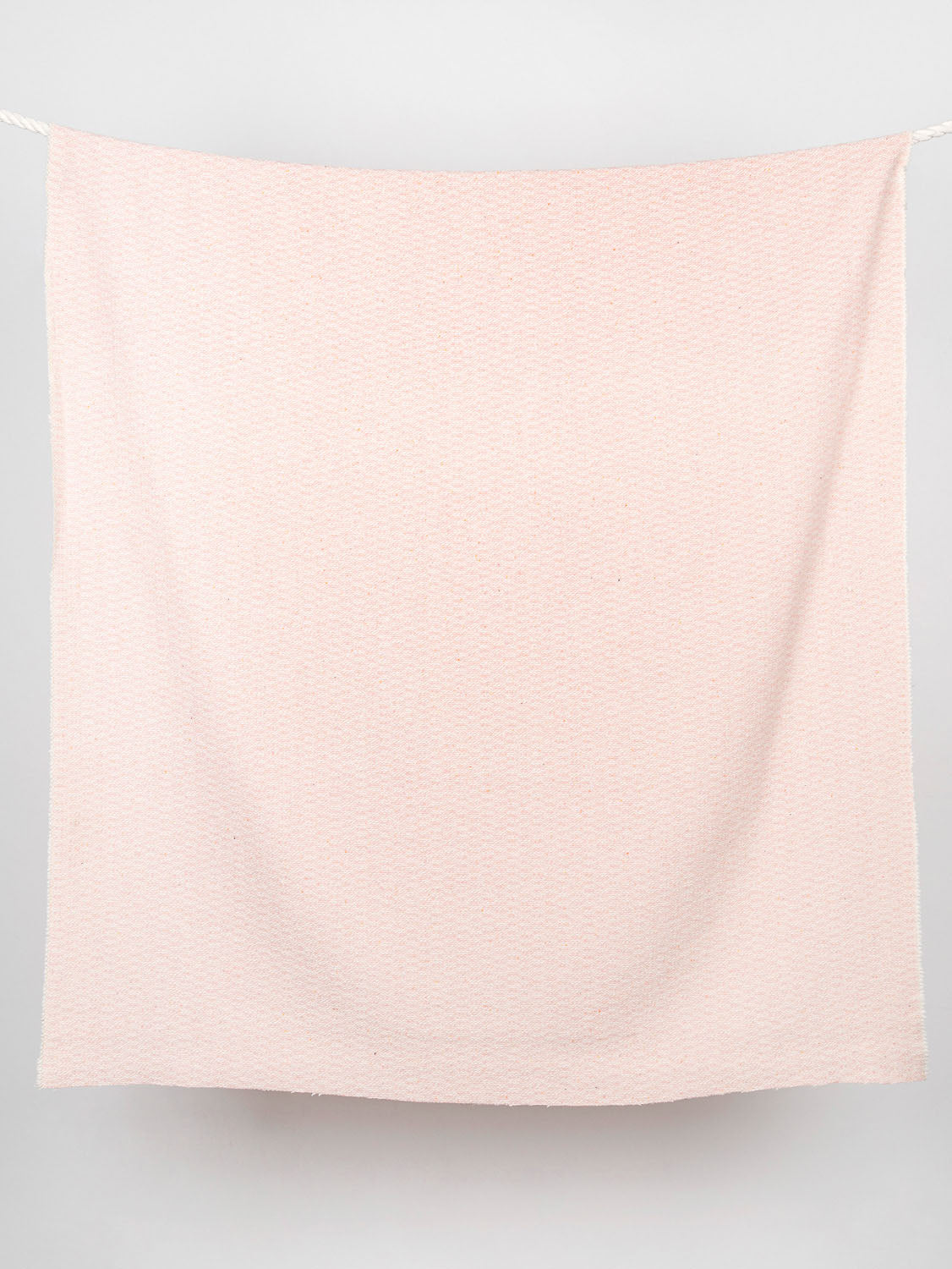 Rustic Wool Blend Bouclé Deadstock - Rose + Cream | Core Fabrics