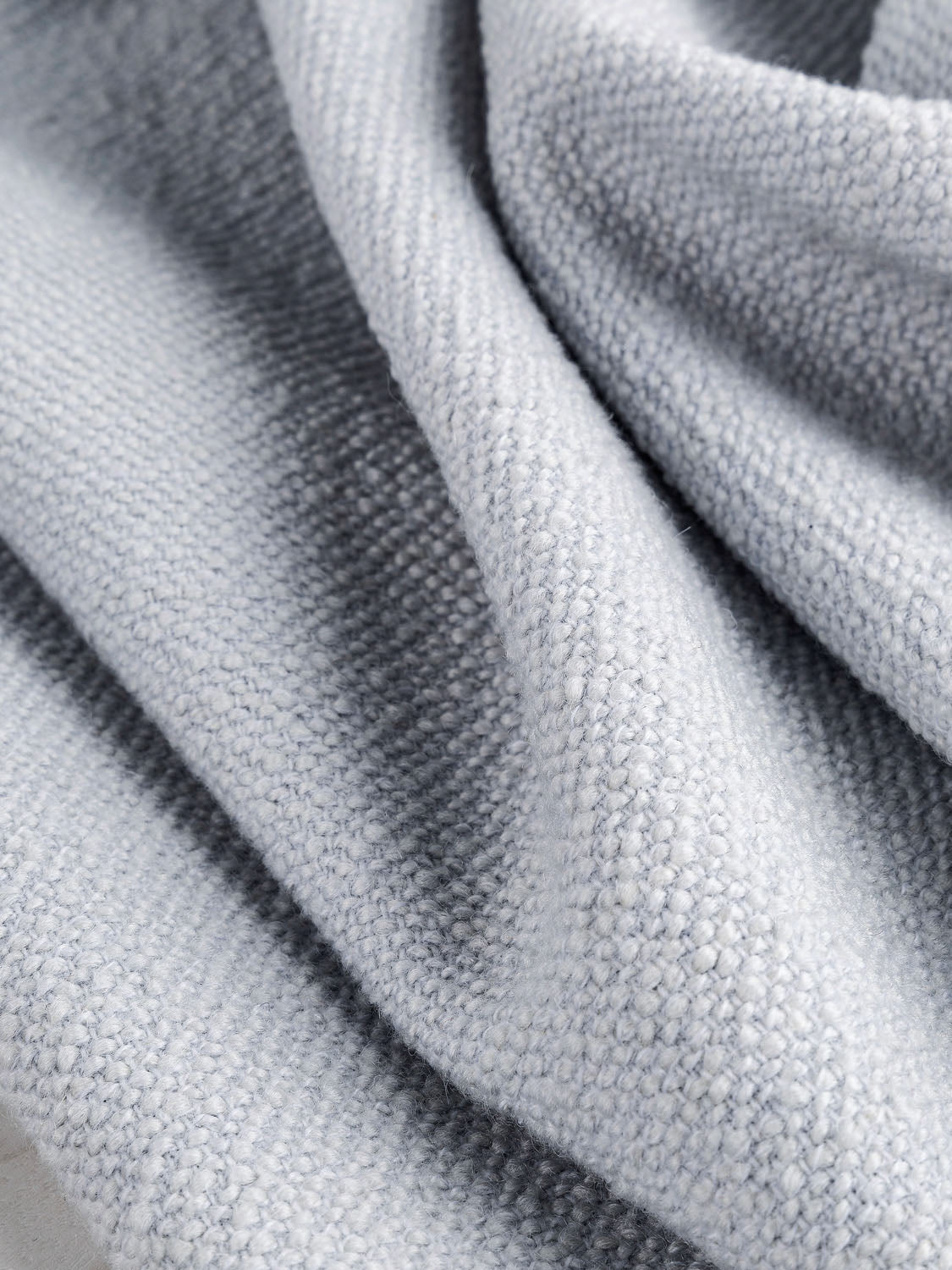 Italian Boucle Coating Deadstock - Ice Blue | Core Fabrics