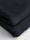 Italian Tweed Coating Deadstock - Black | Core Fabrics
