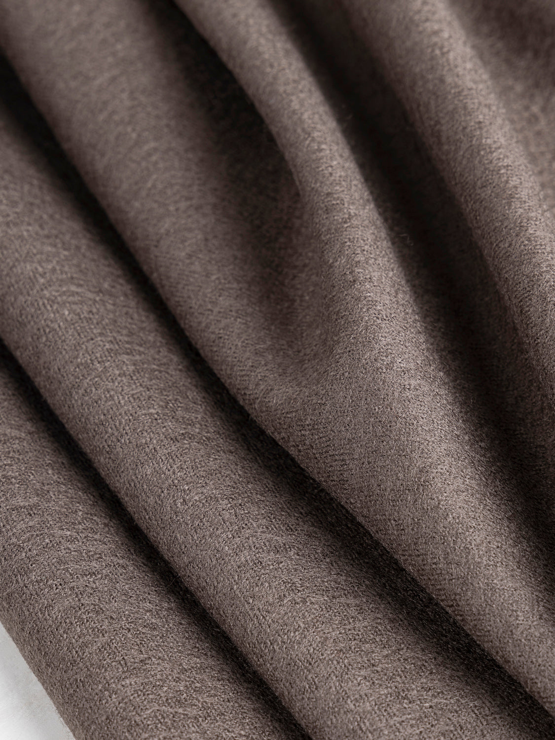 Boiled Wool Knit Deadstock - Chocolate | Core Fabrics