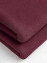 Boiled Wool Knit Deadstock - Bordeaux | Core Fabrics