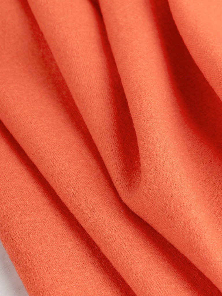 Boiled Wool Knit Deadstock - Coral