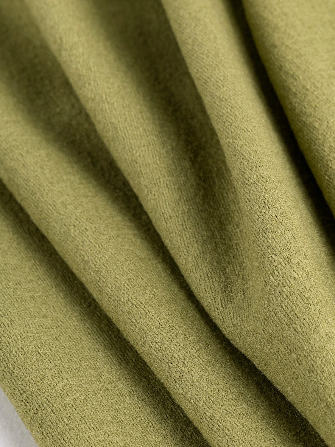 Boiled Wool Knit Deadstock - Moss | Core Fabrics