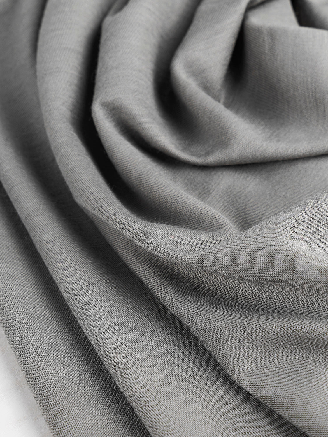 Wool Jersey Knit Deadstock - Grey | Core Fabrics