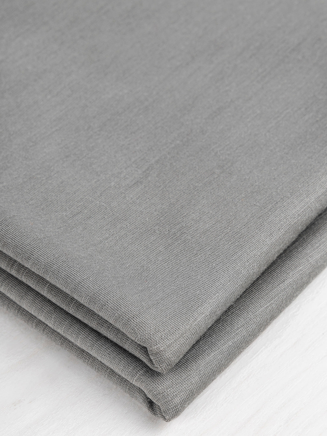 Wool Jersey Knit Deadstock - Grey | Core Fabrics
