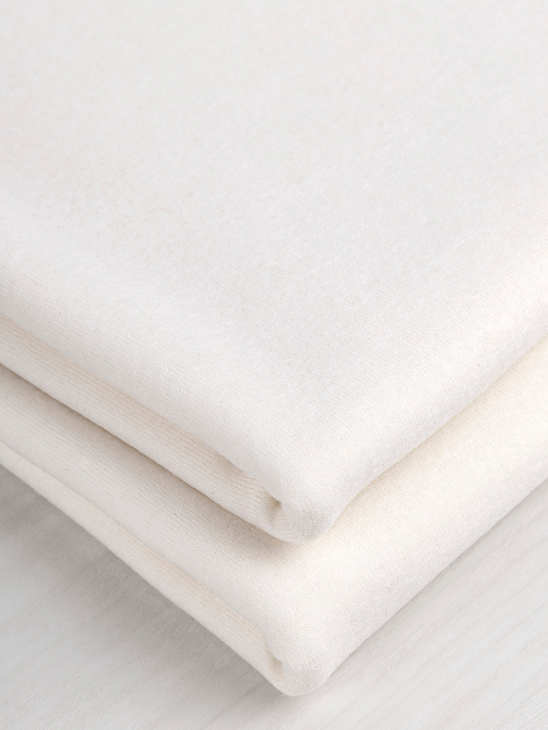 Boiled Wool Knit Deadstock - Cream | Core Fabrics