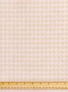 Subtle Houndstooth Wool Coating Deadstock - Pink + Beige | Core Fabrics