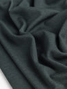 Lightweight 100% Merino Wool Jersey Knit Deadstock - Dark Green | Core Fabrics