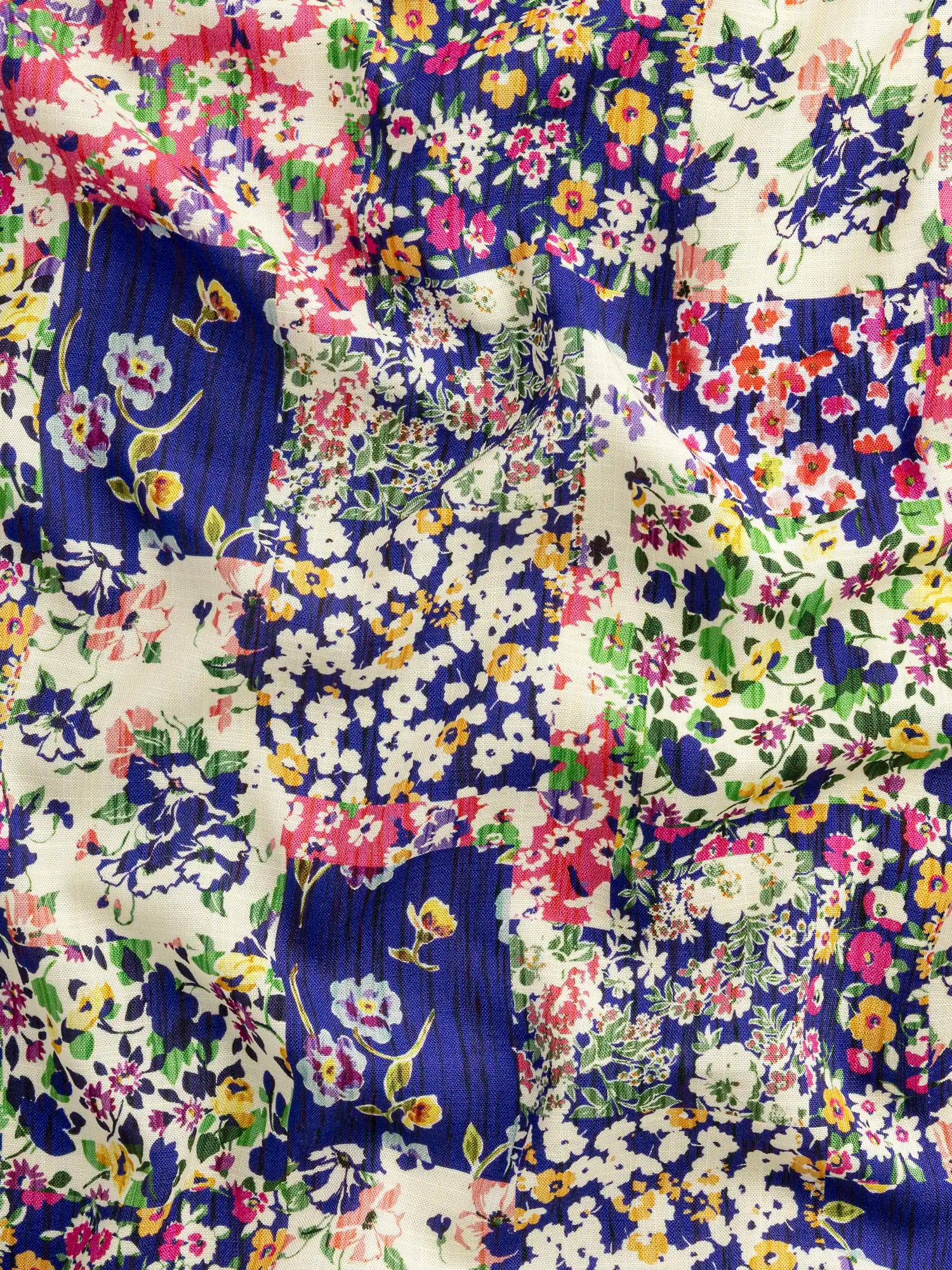 F-VIS308-Floral-Patchwork-Print-Textured-Ecovero-Viscose-Butter-Cobalt-and-Green-Core-Fabrics-scrunched.webp