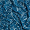 Dentelle extensible florale fin de rouleau - Bleu sarcelle profond