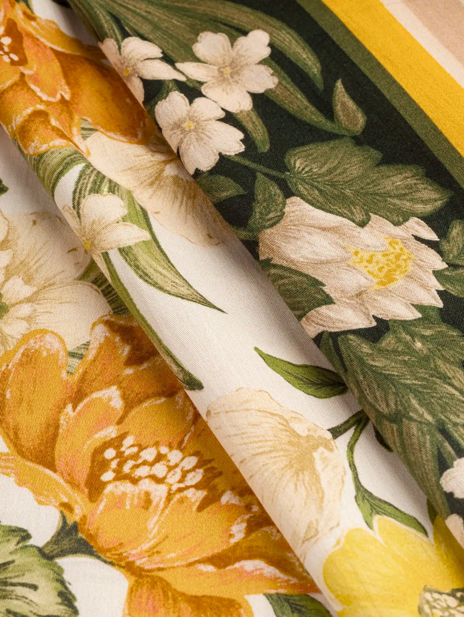 F-COT438-Floral-Tapestry-Panel-Print-BCI-Cotton-Lawn-Oat-Basil-and-Marigold-Core-Fabrics-fold.webp