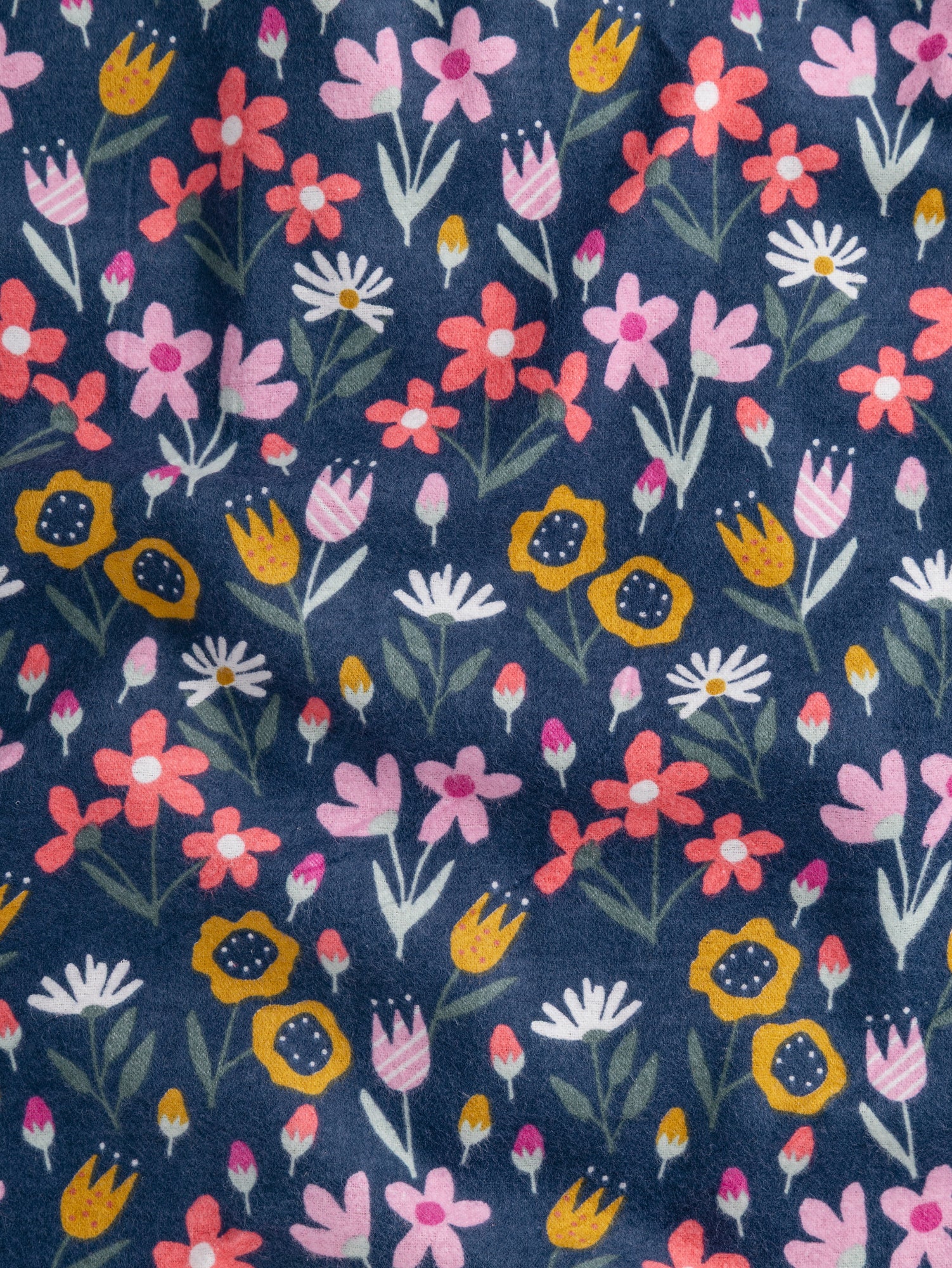 F-COT433-Folk-Floral-Print-Cotton-Flannel-Deadstock-Navy-Pink-Yellow-Core-Fabrics-scrunched.JPG