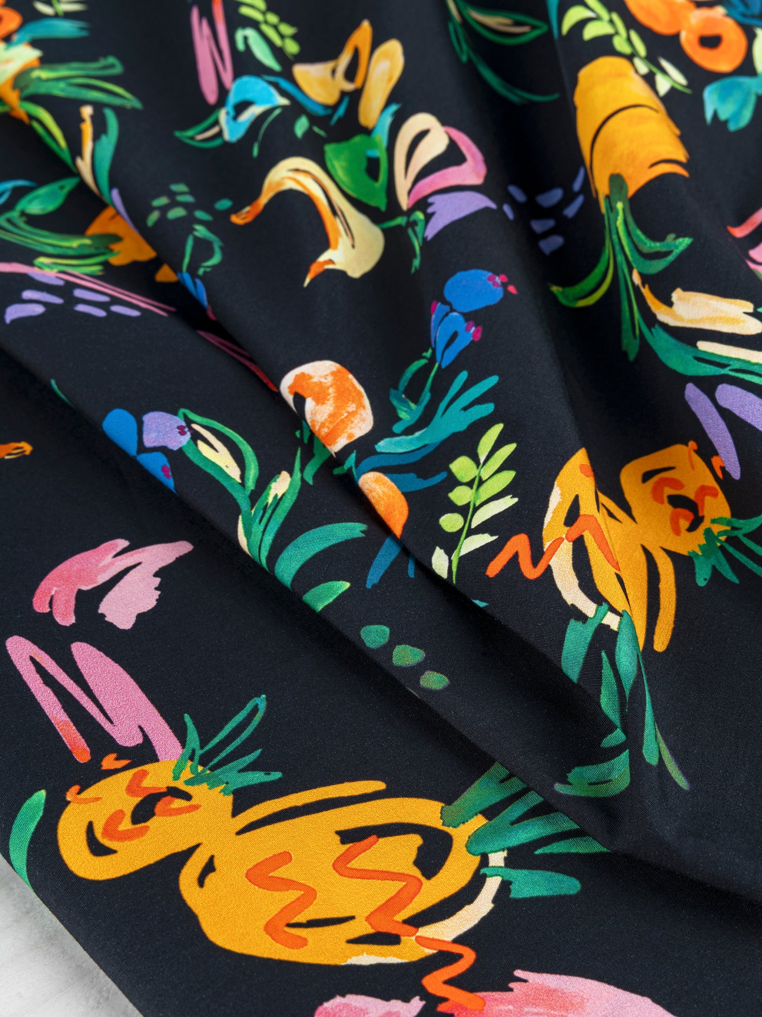 F-COT342-Fruit-Parade-Print-Cotton-Lawn-Black+Multicolour-Core-Fabrics-scrunched.JPG