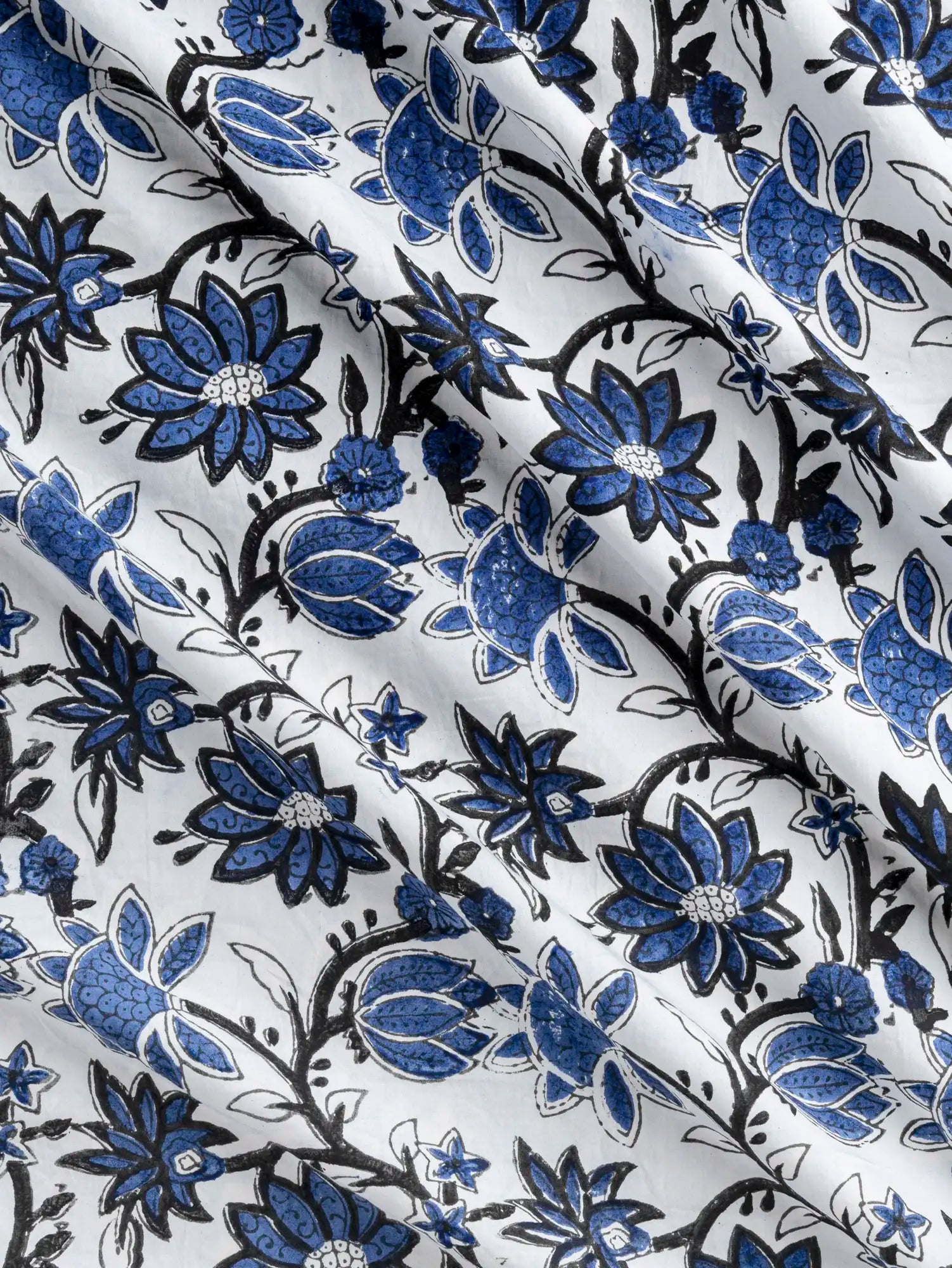F-COT486-Garden-Floral-Block-Print-Cotton-Poplin-Sky-Indigo-and-Black-Core-Fabrics-scrunched.webp