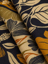 F-VIS280-Ginkgo-Tapestry-Print-Ecovero-Viscose-Olive-Black-Turmeric-Core-Fabrics-fold.JPG
