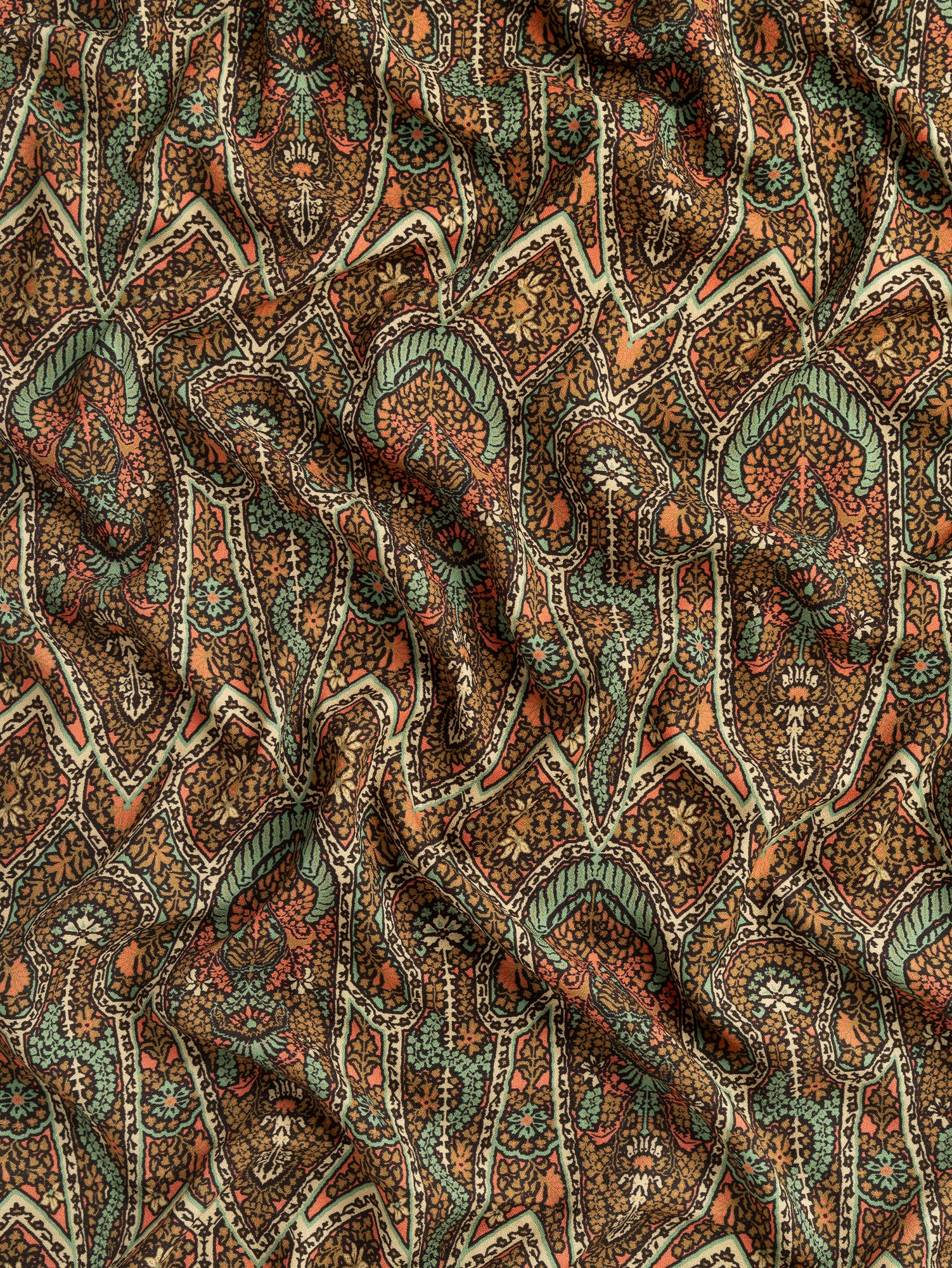 F-VIS281-Gothic-Floral-Print-Viscose-Crepe-Ochre-Turquoise-Pink-Core-Fabrics-scrunched.JPG