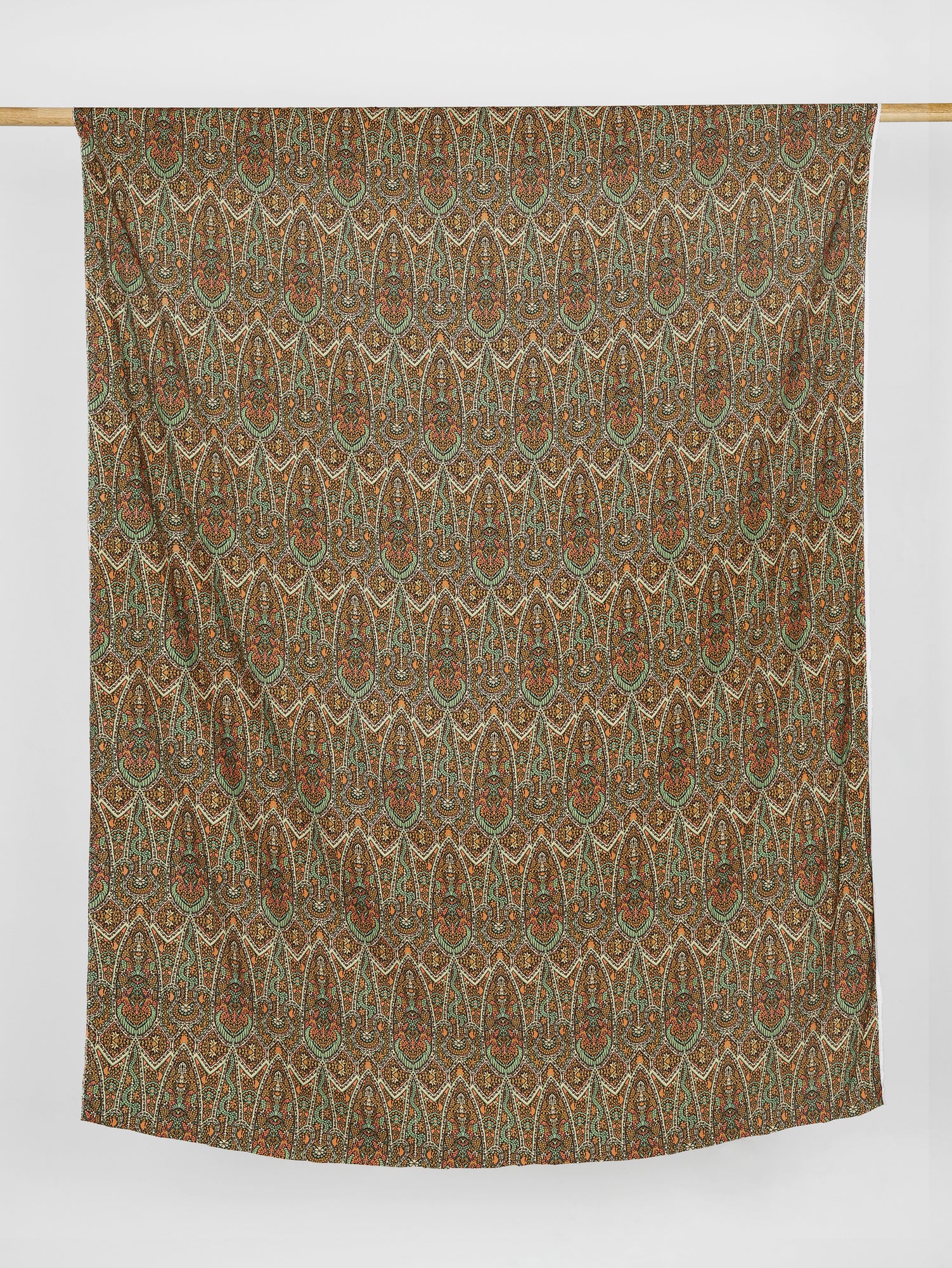 F-VIS281-Gothic-Floral-Print-Viscose-Crepe-Ochre-Turquoise-Pink-Core-Fabrics-draped.JPG