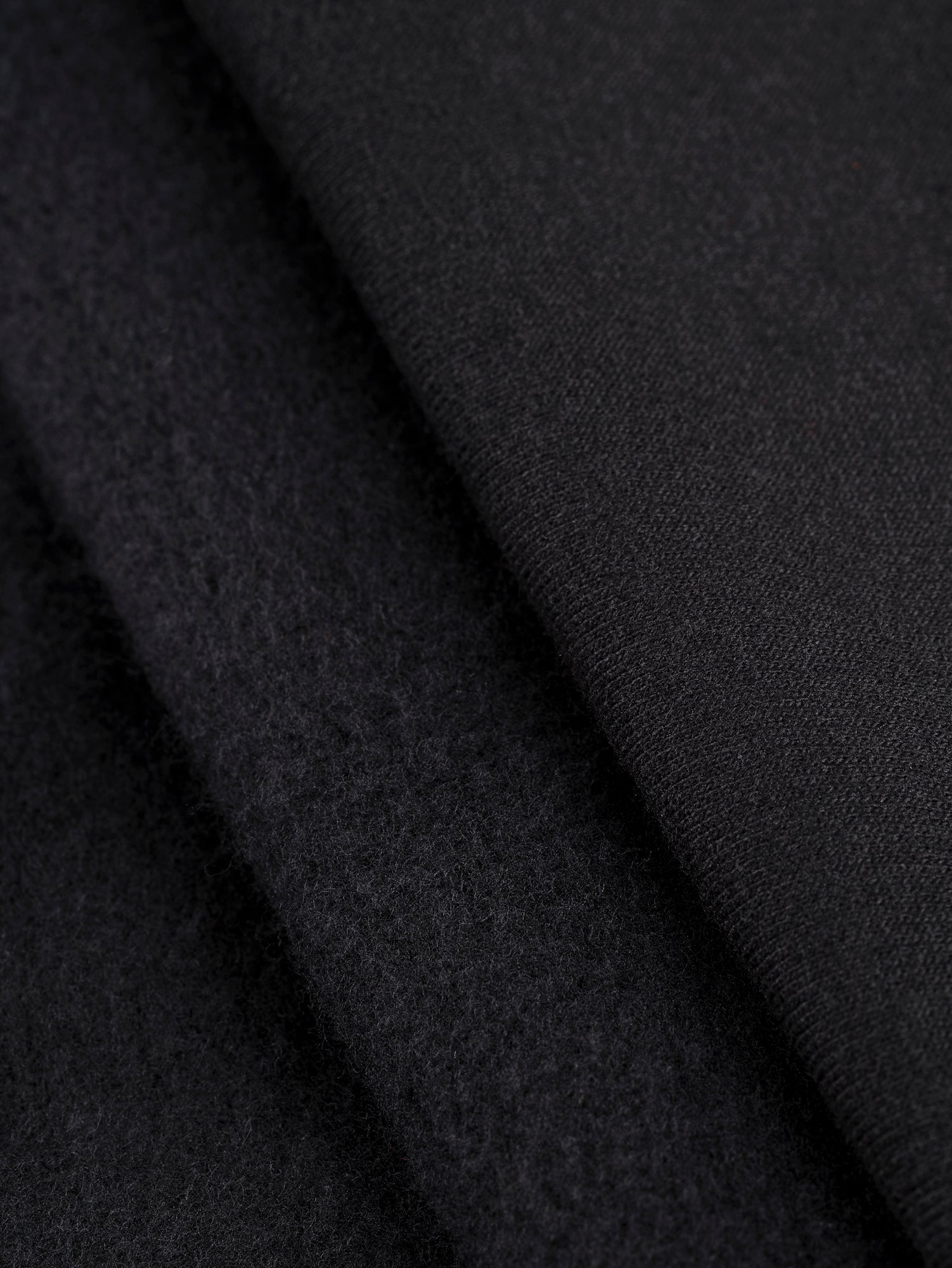 F-COT419-001 - Heavy Organic Cotton Fleece Deadstock - Black-Core-Fabrics-fold.JPG