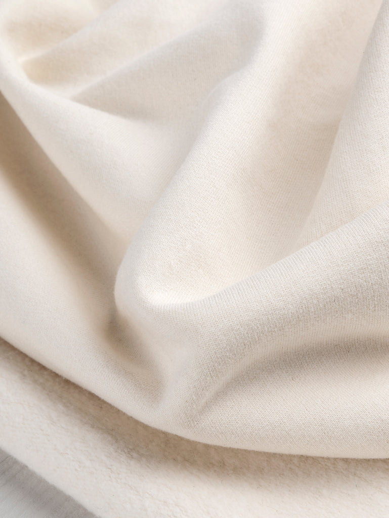 Heavy Organic Cotton Fleece Deadstock - Undyed