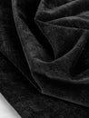 Heavy Tencel Stretch Velvet Deadstock - Black | Core Fabrics