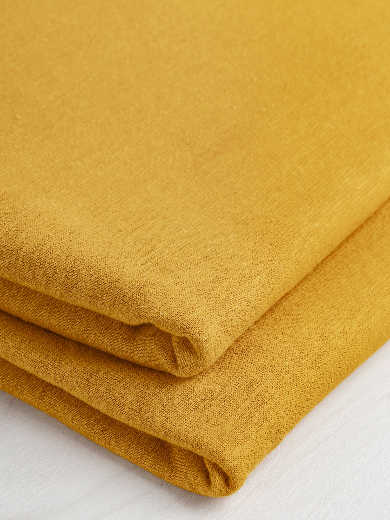 Hemp + Organic Cotton Jersey Knit - Gold | Core Fabrics