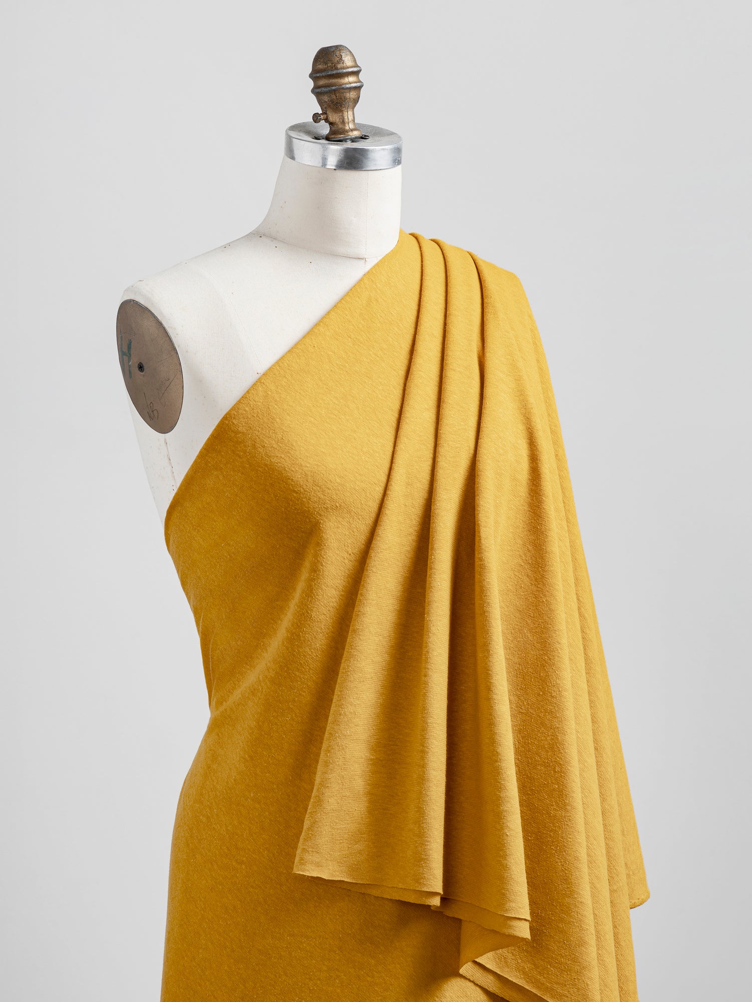 Hemp + Organic Cotton Jersey Knit - Gold | Core Fabrics