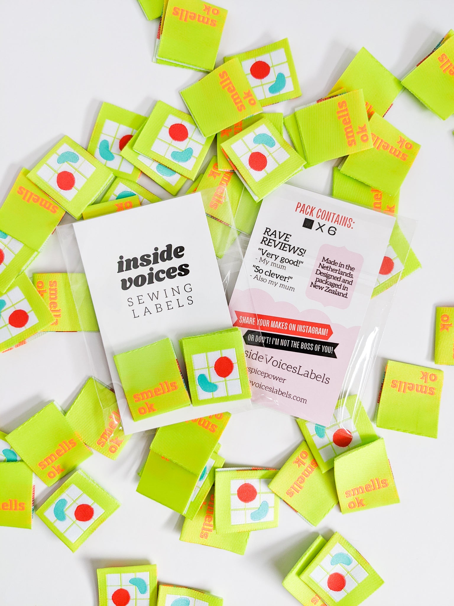 Inside Voices Sewing Labels Smells Ok | Core Fabrics