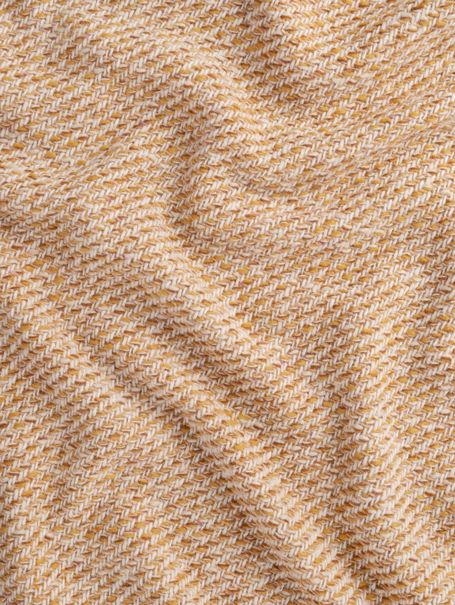 F-WOL131-Italian-Wool-Bouclé-Tweed-Deadstock-Cream-Mustard-Caramel-and-Yellow-Core-Fabrics-scrunched.JPG