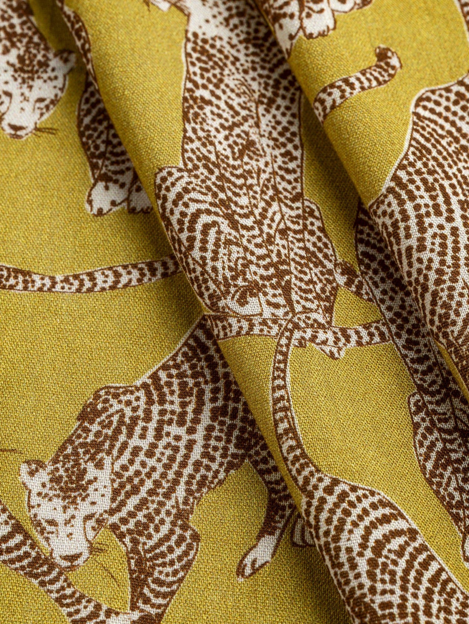 F-VIS272-Jaguar-Print-Viscose-Wool-Olive-Brown-Cream-Core-Fabrics-fold.JPG