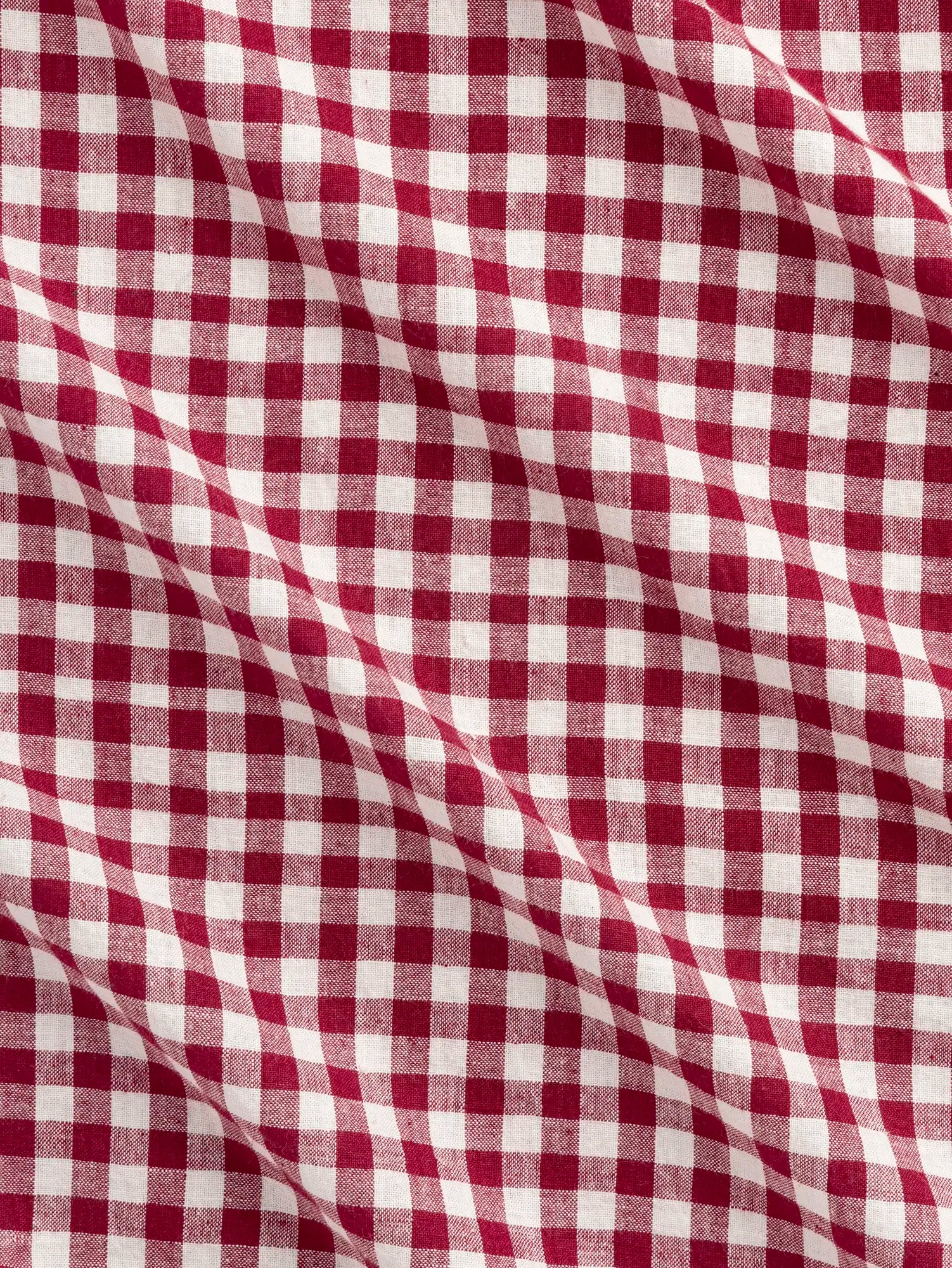 F-COT352-011-Jam-Handwoven-Gingham-Cotton-Rhubarb-and-Ivory-Core-Fabrics-scrunche.webp