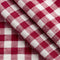 Jam Handwoven Gingham Cotton - Rhubarb + Ivory