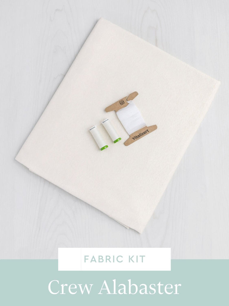 Alabaster Knit Top Kit | Cream Hemp Organic Cotton Jersey