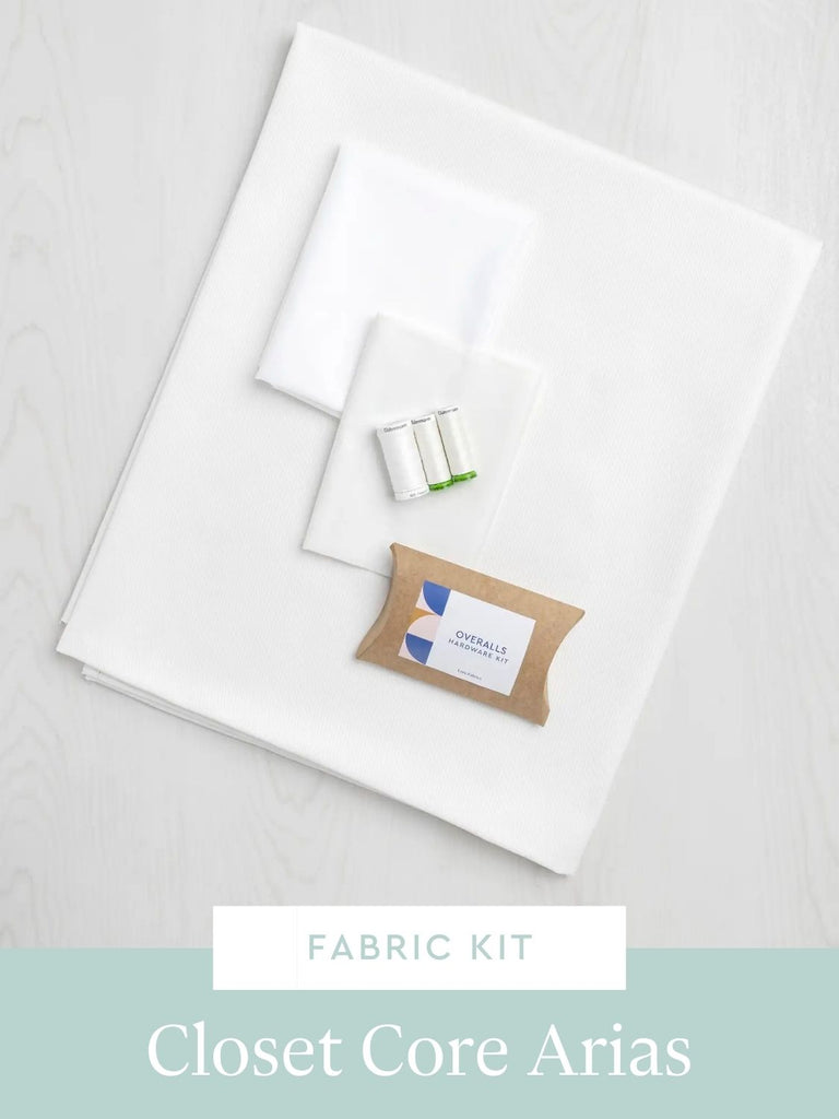 Arias Overalls Kit | Ivory Classic Non Stretch Cotton Twill