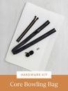 Core Bowling Bag Hardware Kit - Black Bias Tape