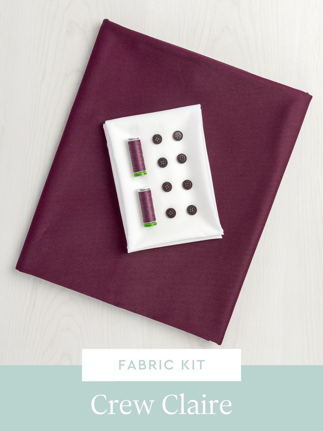 Claire Shorts Kit | Mulberry Midweight Organic Cotton Twill