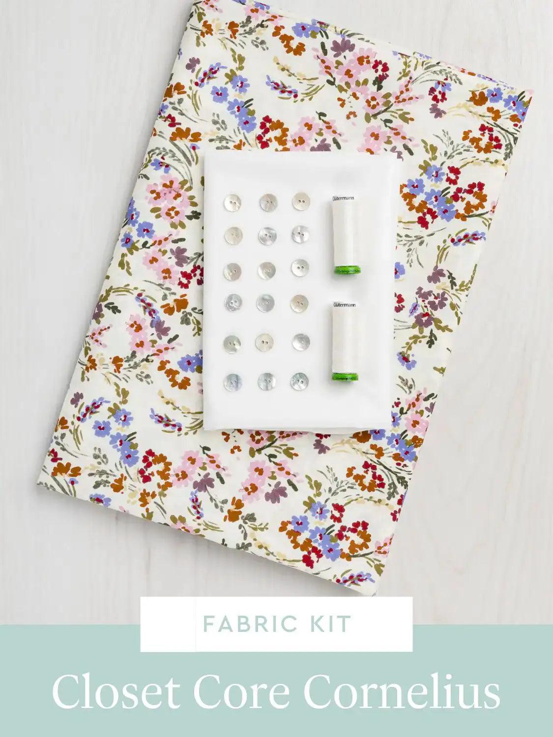 Cornelius Western Shirt Kit | Spring Floral Print BCI Cotton Poplin