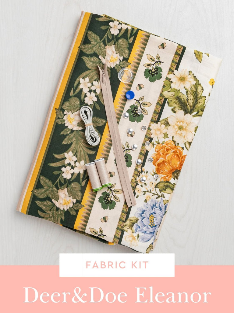 Eleanor Dress Kit | Floral Tapestry Panel Print BCI Cotton Lawn