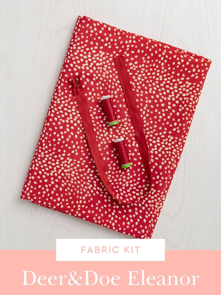 Eleanor Dress Kit | Small Dot Print Ecovero Crepe de Chine