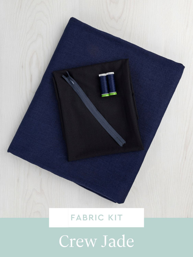 Jade Pants Kit | Navy Midweight European Linen