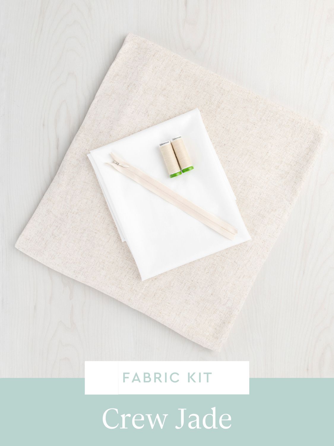 Jade Pants Kit | Natural Textured Viscose Linen