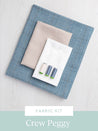 Peggy Jacket Kit- Teal Glen Check Wool Viscose Blend Suiting | Core Fabrics