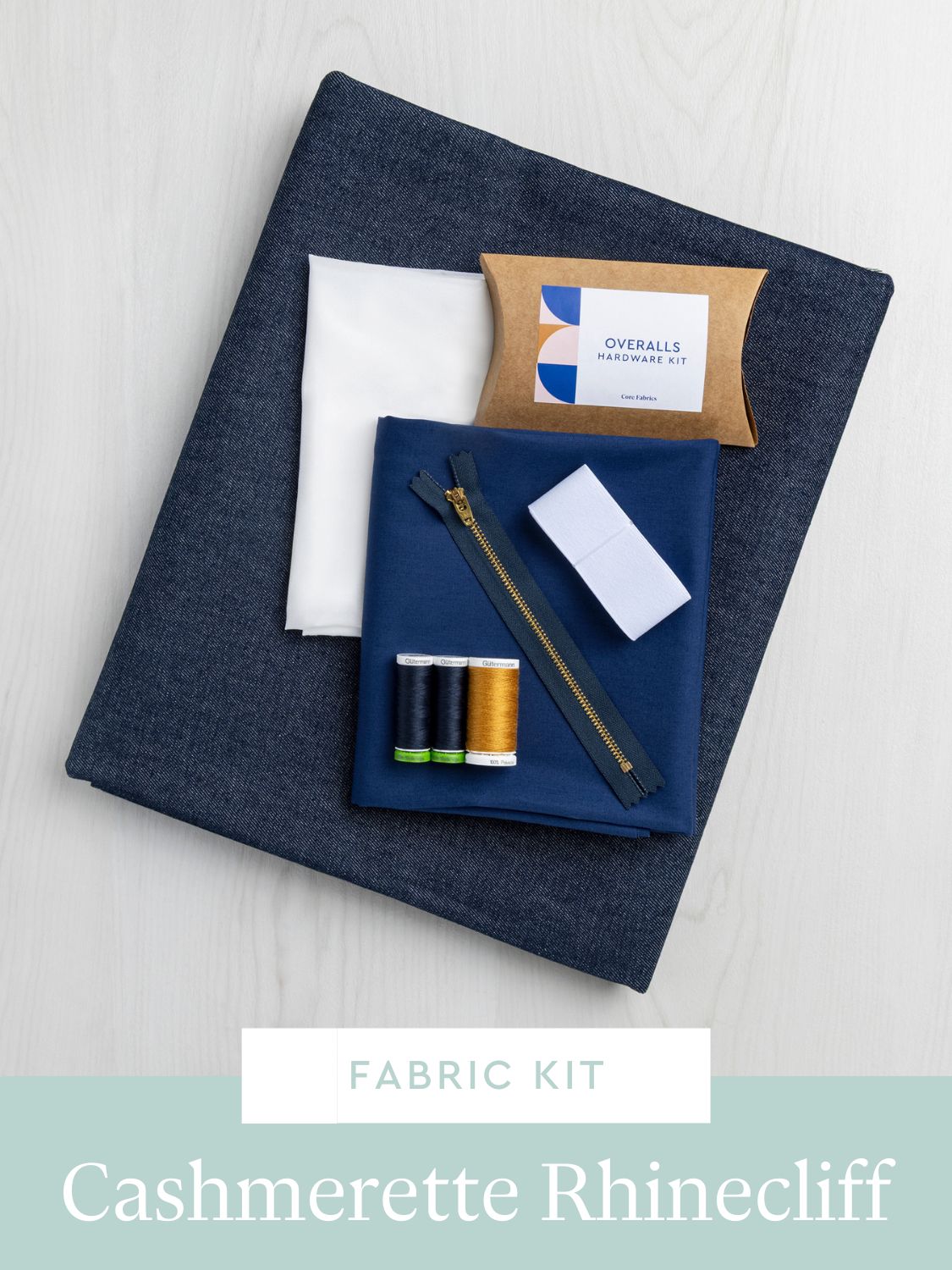Denim Rhinecliff Overalls Kit | Core Fabrics