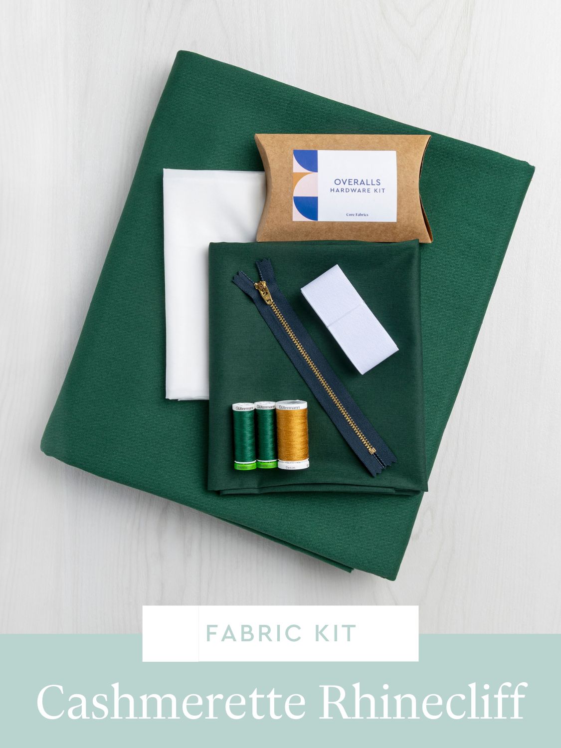 Forest Green Heavy Twill Rhinecliff Kit | Core Fabrics