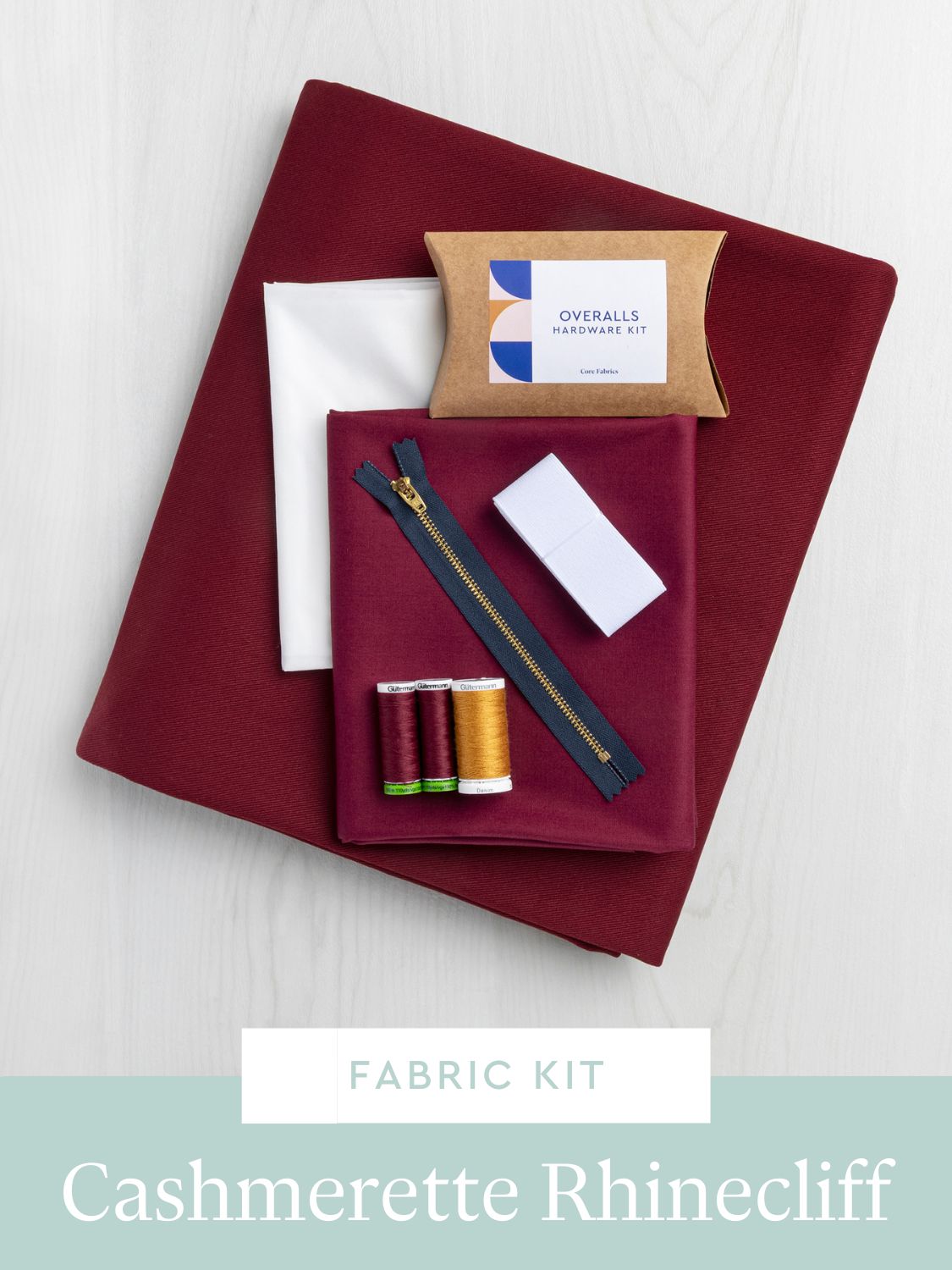 Bordeaux Heavy Twill Rhinecliff Kit | Core Fabrics