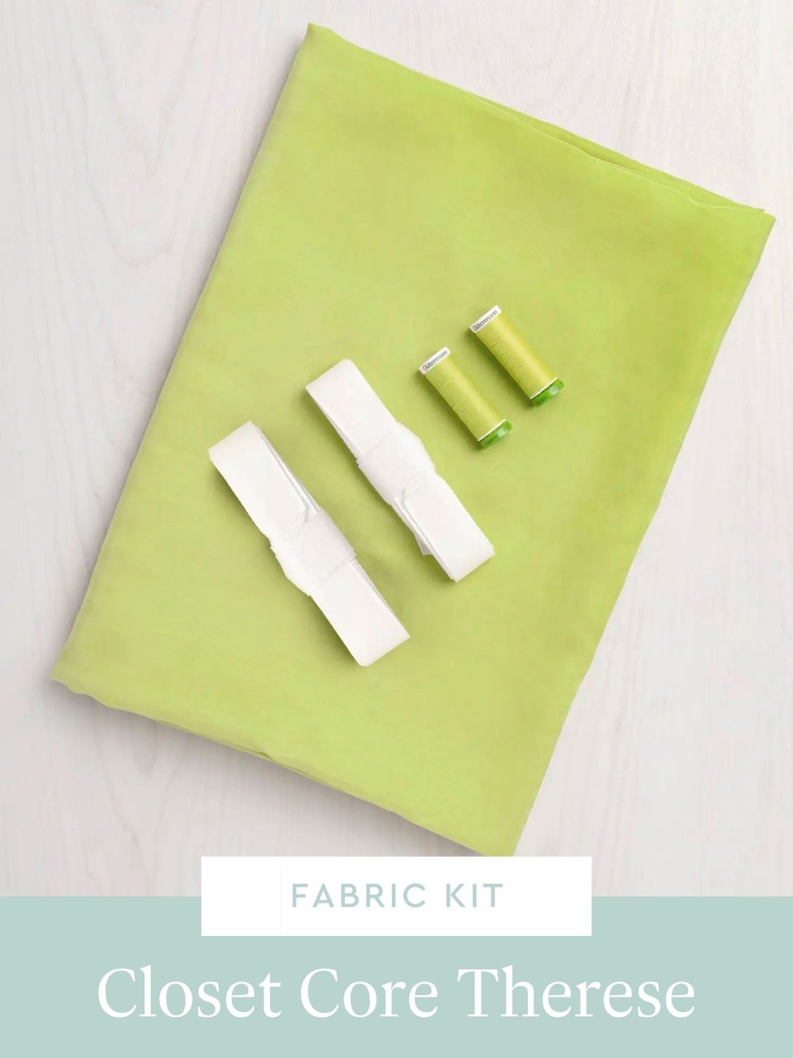 Ensemble de pantalon de sport Thérèse | Lyocell viscose Tencel lavé sable – Chartreuse