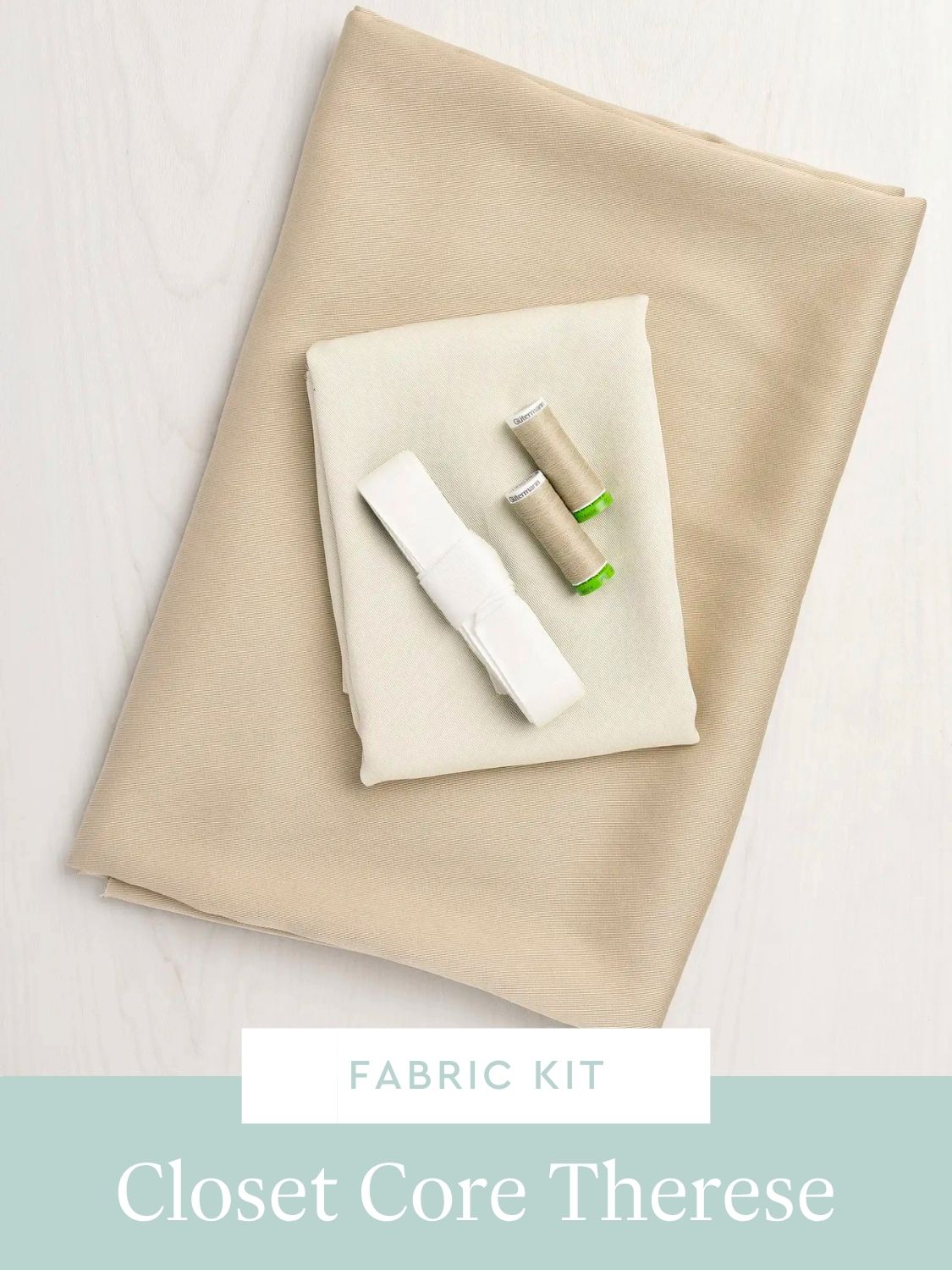 Kit de pantalon Therese | sergé de lyocell beige