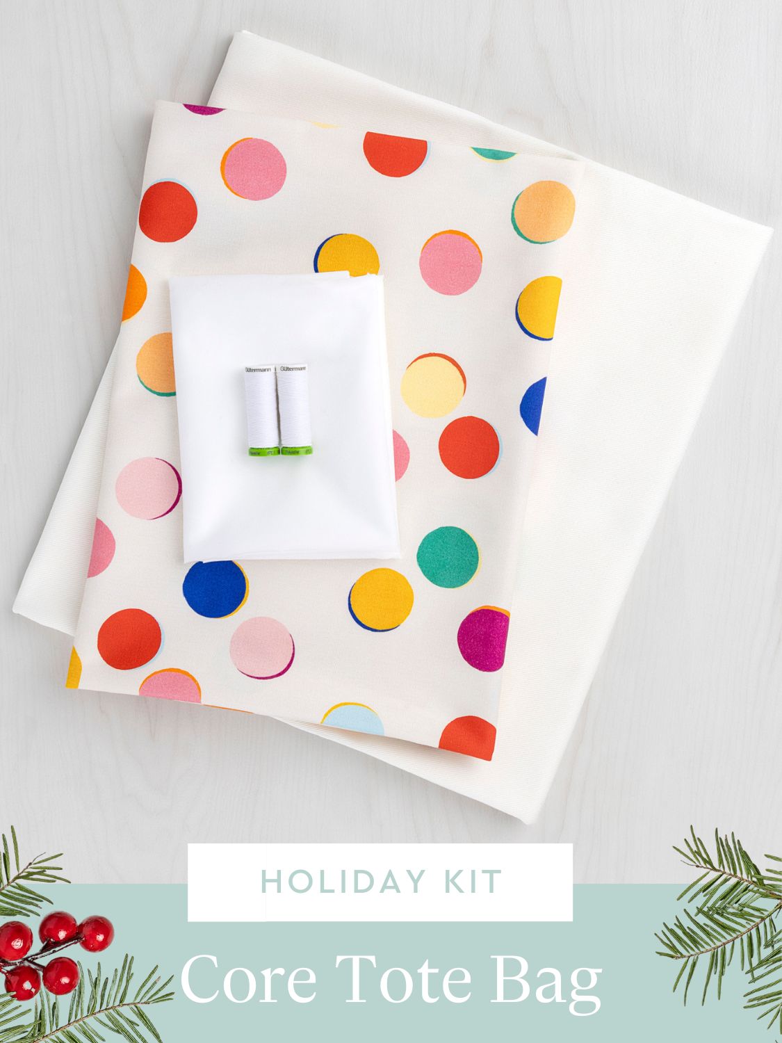 Core Tote Bag Kit | Marbles Print Organic Cotton Canvas