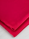 Korean Flannel Backed Satin Kasha Lining Deadstock - Red | Core Fabrics
